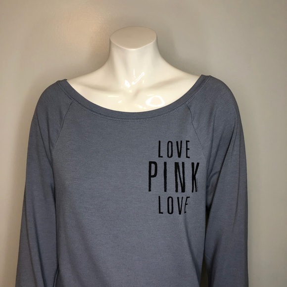 Pink sweatshirt medium gray size xs - Picture 4 of 8